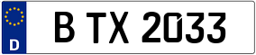 Truck License Plate